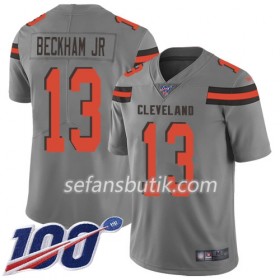 Cleveland Browns Tröjor Odell Beckham JR 13 Nike Grå 100th - Herr